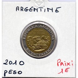 Argentine 1 peso 2010 Spl, KM 159 pièce de monnaie