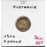 Australie 3 pence 1910 TTB+, KM 18 pièce de monnaie