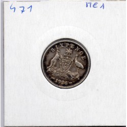 Australie 6 pence 1926 TTB, KM 25 pièce de monnaie