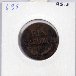 Autriche 1 kreuzer 1816 G Baia Mare TTB, KM 2113 pièce de monnaie