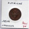 Autriche 1 kreuzer 1851 A Vienne TTB, KM 2185 pièce de monnaie
