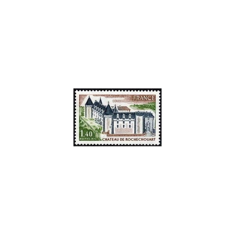 Timbre France Yvert No 1809 Chateau de Rochechouart