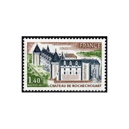 Timbre France Yvert No 1809 Chateau de Rochechouart