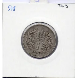 Autriche 1 Couronne 1899 TTB, KM 2804 pièce de monnaie
