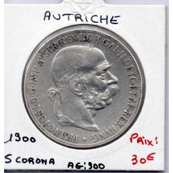 Autriche 5 Corona 1900 TB, KM 2807 pièce de monnaie