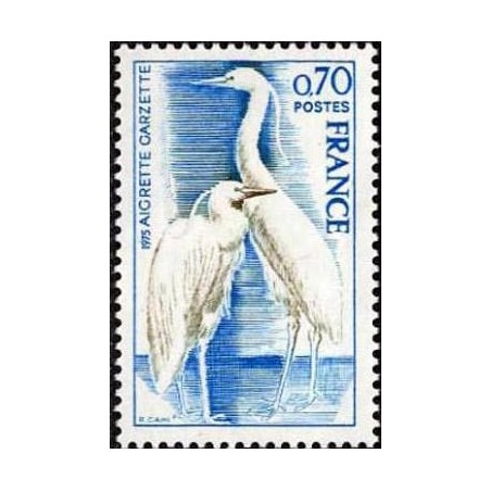 Timbre France Yvert No 1820 Aigrette Garzette