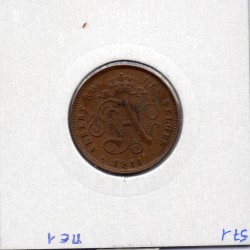 Belgique 2 centimes 1911 en français Sup-, KM 35 pièce de monnaie