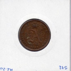 Belgique 2 centimes 1911 en Flamand  TTB, KM 36 pièce de monnaie