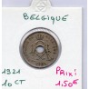 Belgique 10 centimes 1921 en Français TTB, KM 85 pièce de monnaie