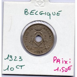 Belgique 10 centimes 1923 en Français TTB, KM 85 pièce de monnaie