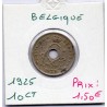 Belgique 10 centimes 1925 en Flamand TTB-, KM 86 pièce de monnaie