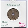Belgique 10 centimes 1926 en Français TTB, KM 85 pièce de monnaie