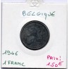 Belgique 1 Franc 1946 en Flamand TB, KM 128 pièce de monnaie
