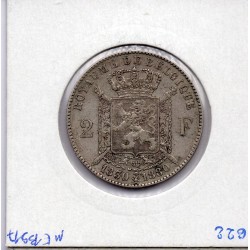 Belgique 2 Francs 1880 en Français Sup, KM 39 pièce de monnaie