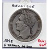 Belgique 5 Francs 1848 TTB, KM 3 pièce de monnaie