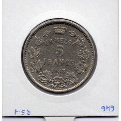 Belgique 5 Francs 1933 en Français TTB+, KM 97 pièce de monnaie