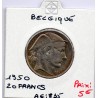 Belgique 20 Francs 1950 en français TTB, KM 140 pièce de monnaie