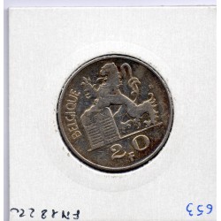 Belgique 20 Francs 1950 en français TTB, KM 140 pièce de monnaie