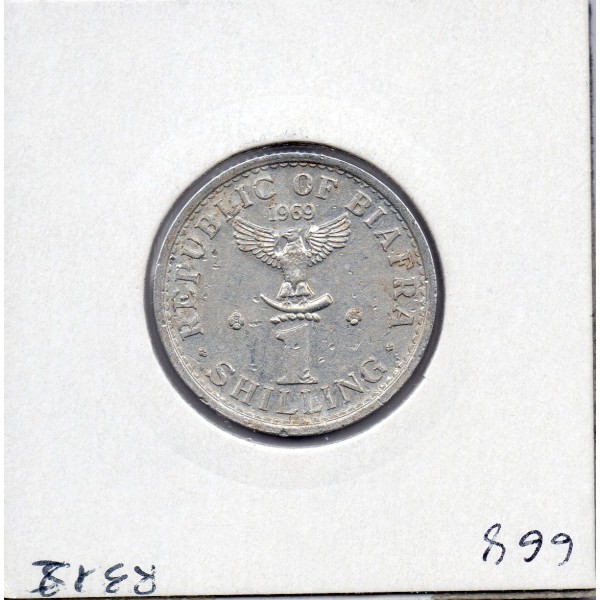 Biafra 1 shilling 1969 SPL, KM 2 pièce de monnaie