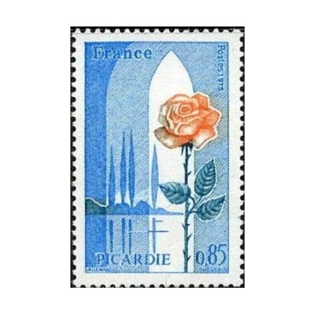 Timbre France Yvert No 1847 Région Picardie