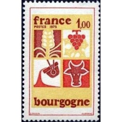 Timbre France Yvert No 1848 Région Bourgogne