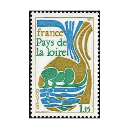 Timbre France Yvert No 1849 Région Pays de la Loire