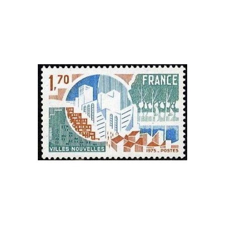 Timbre FranceYvert No 1855 Villes nouvelles