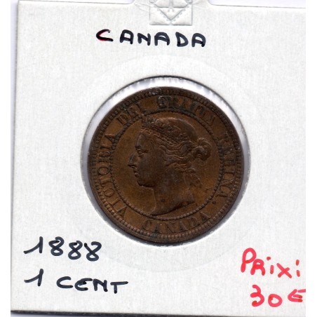 Canada 1 cent 1888 Sup-, KM 7 pièce de monnaie