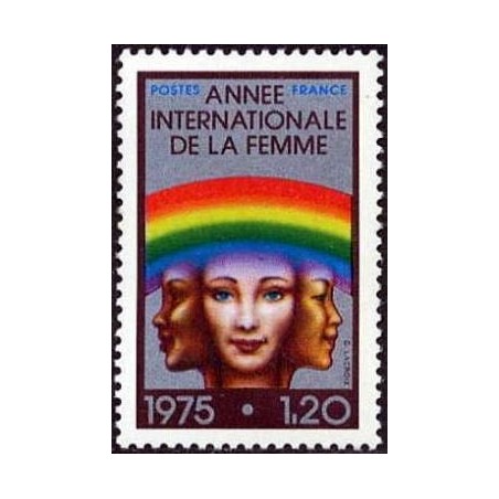 Timbre France Yvert No 1857 Année internationale de la femme