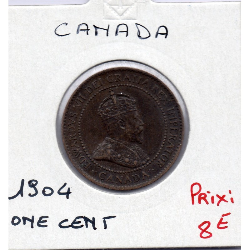 Canada 1 cent 1904 TTB+, KM 8 pièce de monnaie