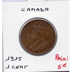 Canada 1 cent 1915 TTB+, KM 21 pièce de monnaie