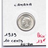 Canada 10 cents 1939 Sup, KM 34 pièce de monnaie