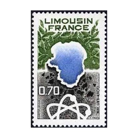 Timbre France Yvert No 1865 Région Limousin
