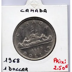 Canada 1 dollar 1968 TTB, KM 76 pièce de monnaie