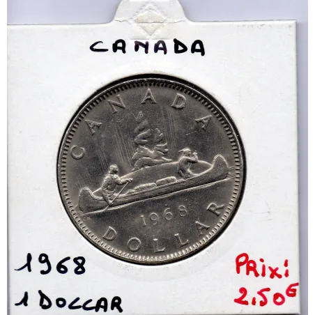 Canada 1 dollar 1968 TTB, KM 76 pièce de monnaie