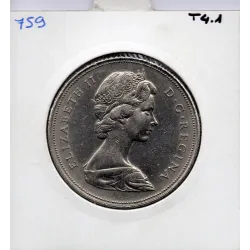 Canada 1 dollar 1968 TTB, KM 76 pièce de monnaie