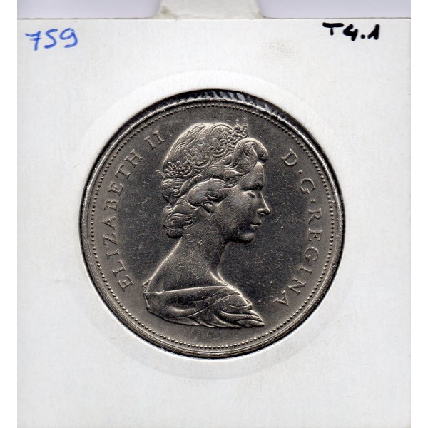 Canada 1 dollar 1968 TTB, KM 76 pièce de monnaie