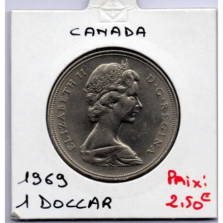 Canada 1 dollar 1969 TTB, KM 76 pièce de monnaie