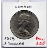 Canada 1 dollar 1969 TTB, KM 76 pièce de monnaie