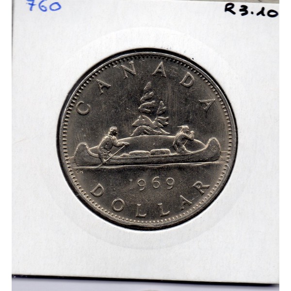 Canada 1 dollar 1969 TTB, KM 76 pièce de monnaie