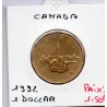 Canada 1 dollar 1992 Sup, KM 218 pièce de monnaie