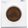 Nouveau Brunswick jeton 1/2 penny 1854 TTB-, pièce de monnaie