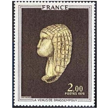 Timbre France Yvert No 1868 La Vénus de Brassempouy