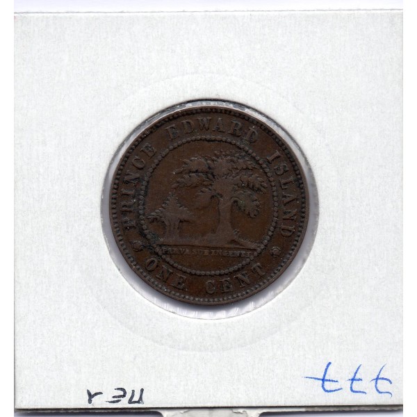 Ile du prince Edouard 1 cent 1871 TTB, KM 4 pièce de monnaie