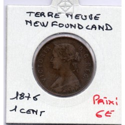 Terre Neuve 1 cent 1876 TB+, KM 1 pièce de monnaie