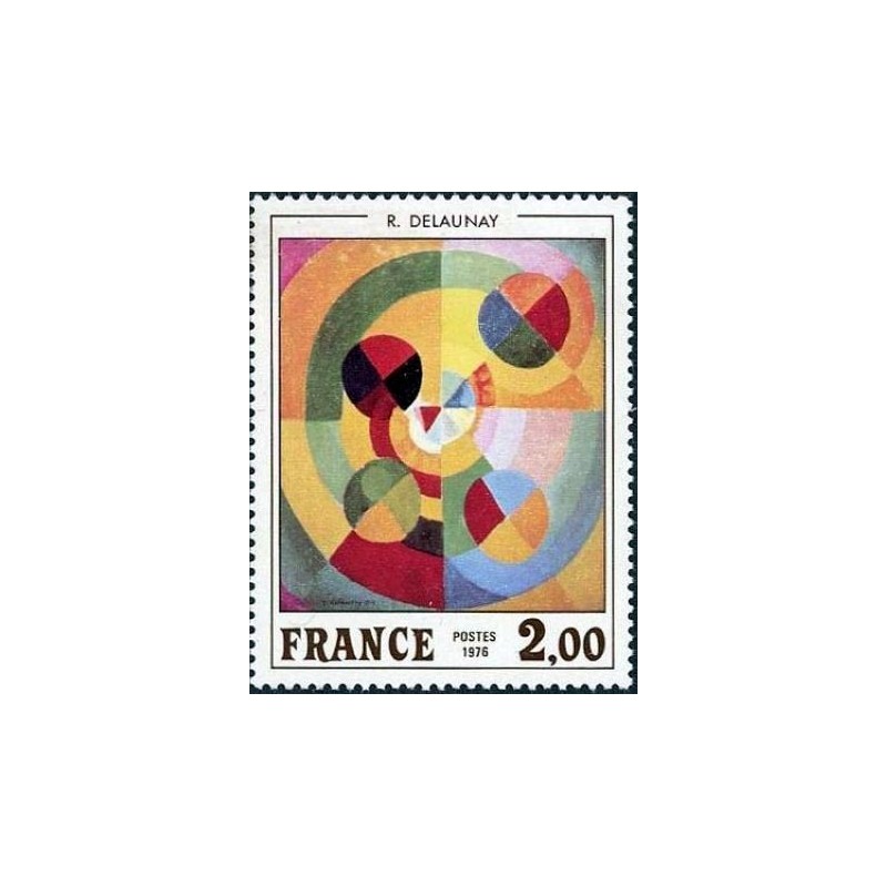Timbre France Yvert No 1869 Robert Delaunay, la joie de vivre