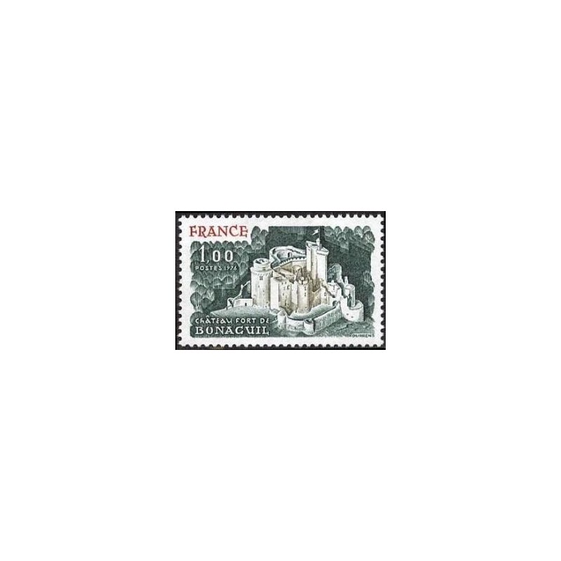 Timbre France Yvert No 1871 Chateau fort de Bonaguil