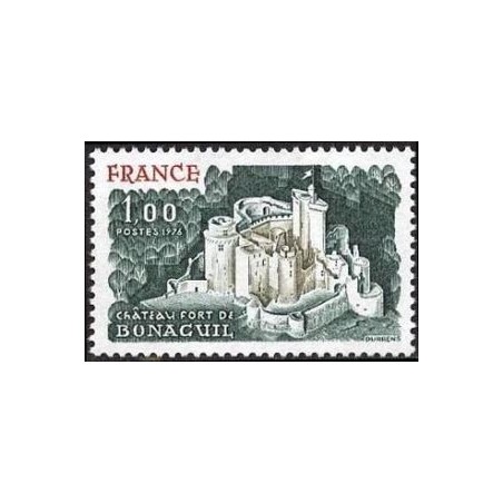 Timbre France Yvert No 1871 Chateau fort de Bonaguil