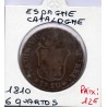 Catalogne 6 Quartos 1810 TB, KM 116 pièce de monnaie