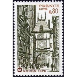 Timbre France Yvert No 1875 Rouen, 49e Congrés national de la fédération des sociétés philatéliques